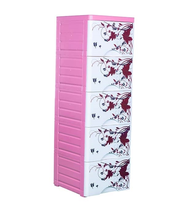 RFL Wardrobe 5 Drawer Pink